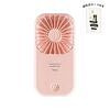 ポータブル&スタンドファン ライトピンク 誕生日カード付