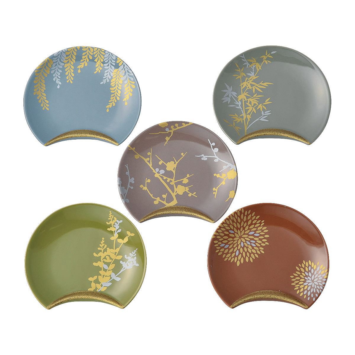 DEUXMERCI Season's flowers 四季の花 銘々皿揃 和風引き出物