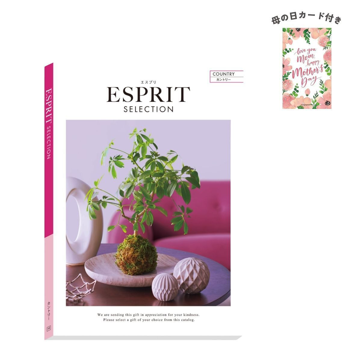 エスプリカタログギフト カントリー 母の日カード付
