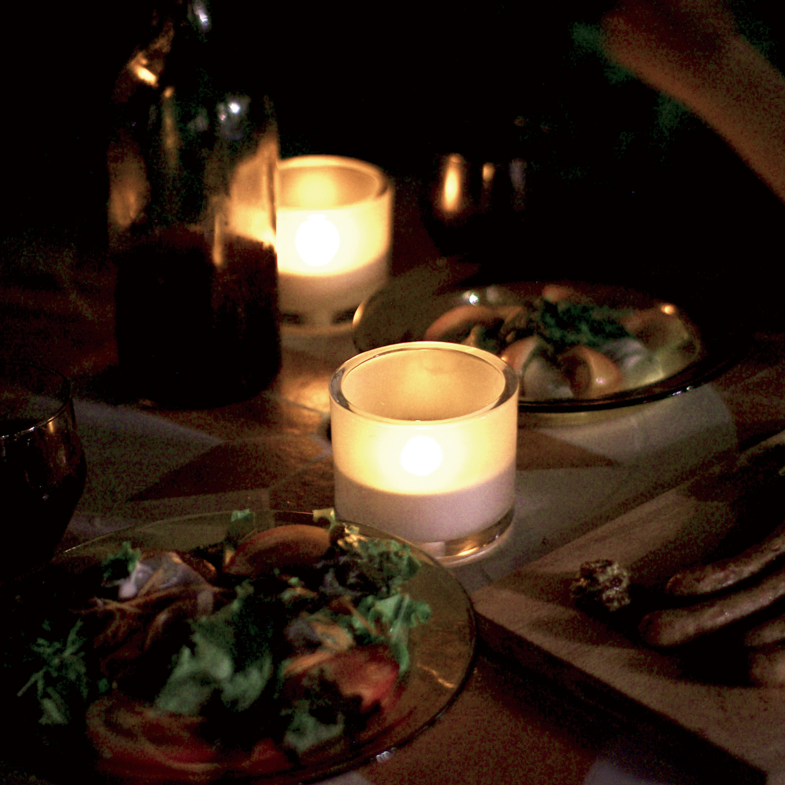 Kuura LED ソーラーキャンドル2個セット フロスト - スマートギフト