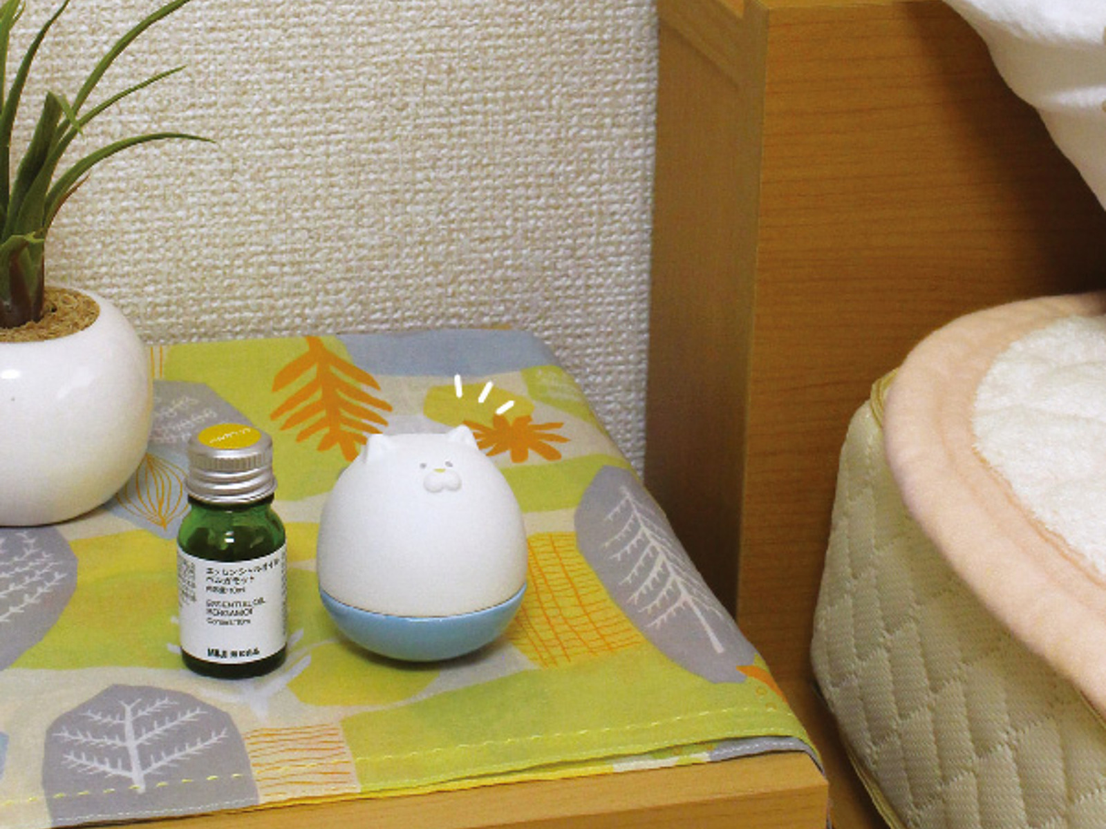 アロマおきあがりこぼし ねこ aroma okiagari koboshi 鳥好き猫好き