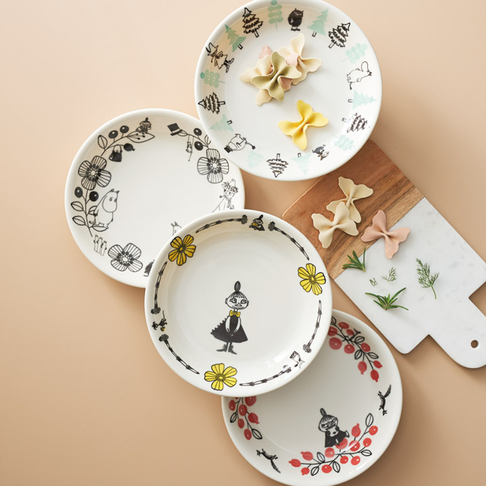 ムーミンバレー パスタプレートセット MOOMIN スナフキン ミー