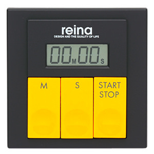 reina デジタルキッチンタイマー イエロー