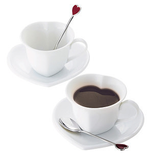 ホワイトハートコーヒーペア スプーン付 0