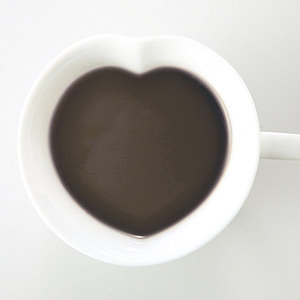 ホワイトハートコーヒーペア スプーン付 2