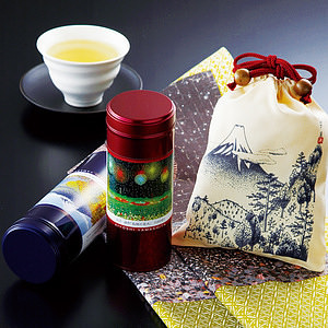 山下清 銘茶・小風呂敷セット KKP-403 5