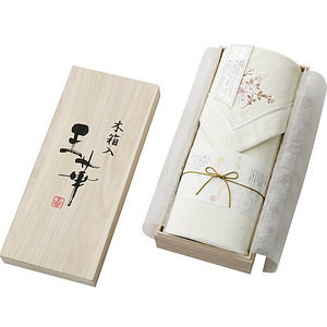 王華 シルク混綿毛布