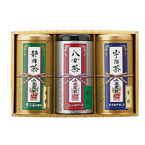 JA直詰 宇治・八女・静岡茶セット JAT-3-50A