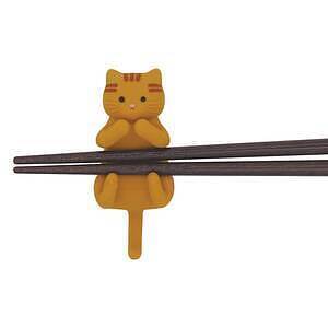 だっこ猫 箸・箸置きセット くろねこ 2