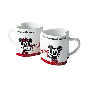 ディズニー ミッキー＆ミニー ハートマグペア