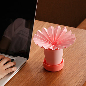 パーソナルペーパー加湿器 GERBERA POT グリーン 7