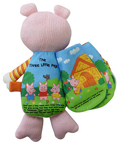 ぬいぐるみ布絵本 ３びきの子ぶた 0