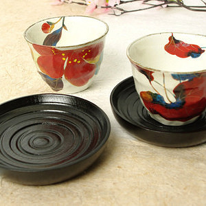 花かいろう 茶托付煎茶揃 0