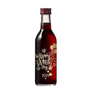 ホワイトデーワイン 赤ミニボトル