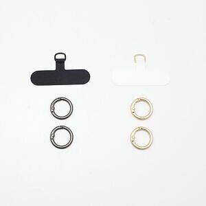 スマホ充電ストラップ TypeC-TypeC ライトピンク 30cm 2