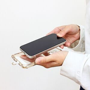 スマホ充電ストラップ TypeC-TypeC ライトピンク 30cm 3
