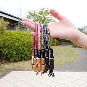 スマホ充電ストラップ TypeC-TypeC ライトピンク 30cm 5