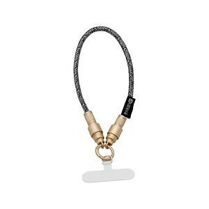 スマホ充電ストラップ TypeC-TypeC グレー 30cm