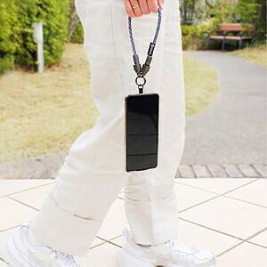 スマホ充電ストラップ TypeC-TypeC ライトピンク 30cm 32