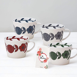KUKKA KRUUNU 軽量ペアマグ ギフトセット 440ml レッド ブルー 3