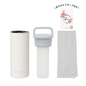 氷タオル ヒヤシーナ ホワイト ありがとうカード付き