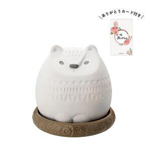 潤いマスコット FIKA ohana BEAR ありがとうカード付