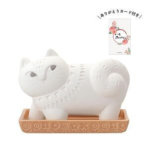 潤いマスコット FIKA sanpo ネコ ありがとうカード付