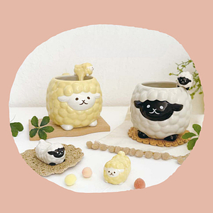 もこもこメリー メリノ マグ＆スプーン＆箸置き 4