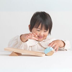 レトロンフォレスト まわるおきあがりこぼし おとぼけテディ 40