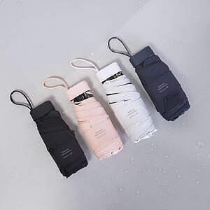 コンパクト折りたたみ傘 ホワイト 15