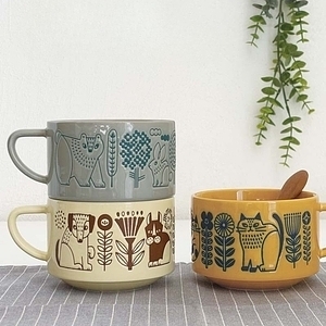 fikalycka 茶碗 ネイビー 10