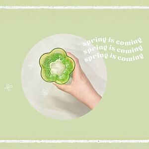 フラワーグラス S イエロー 3