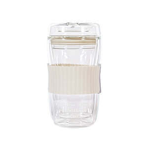 蓋つきガラスタンブラー ビードロ アイボリー