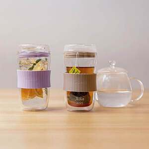 蓋つきガラスタンブラー ビードロ アイボリー 12