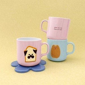 メゾン・テリア 焼き菓子レリーフマグ パウンドケーキ 0