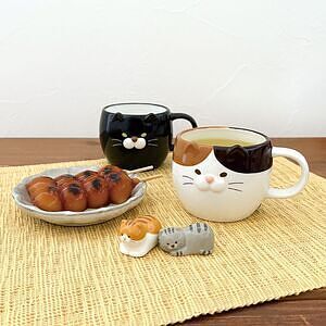 ごろごろねこマグ 三毛猫 みたらし 0