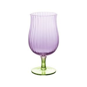 フラワーグラス ゴブレット パープル
