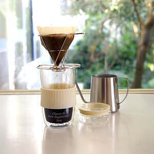 蓋つきガラスタンブラー ビードロ アイボリー ホワイトデーカード付 2