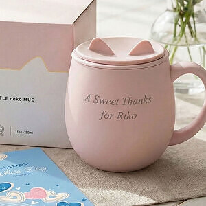 ネコマグ アイボリー ホワイトデーカード付 12