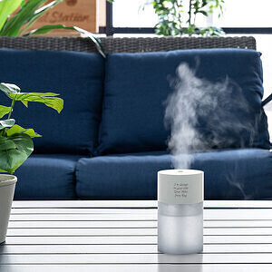 ポータブル加湿器 チューブ ホワイト ホワイトデーカード付 0