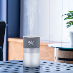 ポータブル加湿器 チューブ ホワイト ホワイトデーカード付 1