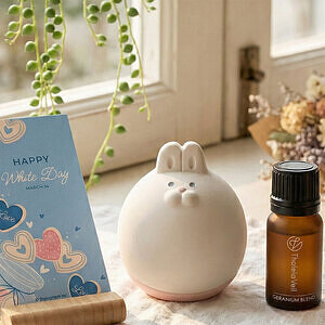 アロマギフトセット ねこ ラベンダーブレンド ホワイトデーカード付 6