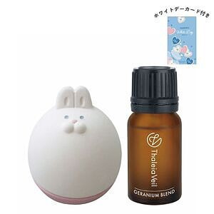 アロマギフトセット うさ ゼラニウムブレンド ホワイトデーカード付
