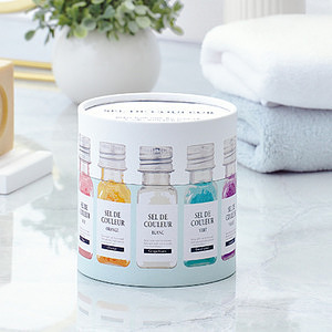 バスソルトギフトセット サンク 名入れ巾着バッグ入り ホワイトデーカード付 0