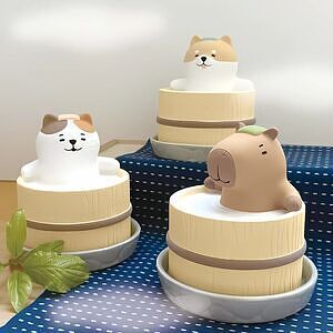 潤いマスコット ゆるり日和 かぴばら ホワイトデーカード付 0