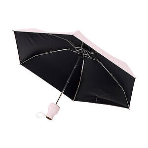 晴雨兼用折りたたみ傘 ネイビー ホワイトデーカード付 3