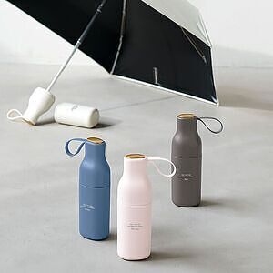 晴雨兼用折りたたみ傘 ネイビー ホワイトデーカード付 7