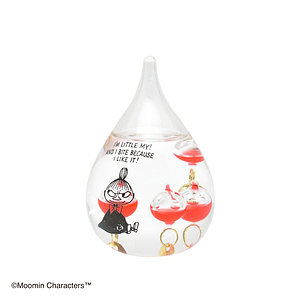 リトルミイ ガラスフロート温度計 しずく ホワイトデーカード付 0