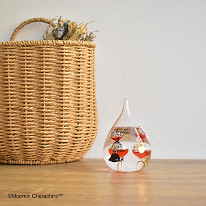 リトルミイ ガラスフロート温度計 しずく ホワイトデーカード付 3