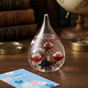 リトルミイ ガラスフロート温度計 しずく ホワイトデーカード付 7